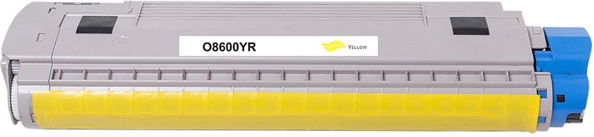 Oki 43487709 Toner Cartridge Geel - 6000 Pagina's - Huismerk Compatible - 43487709 alternatief - 43487709 compatible - Geschikt voor Oki C8600 C8800 Okidata C8600 C8800 - Oki inktcartridge - Oki toner