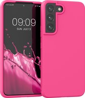kwmobile telefoonhoesje geschikt voor Samsung Galaxy S22 - Hoesje voor smartphone - Back cover in neon roze