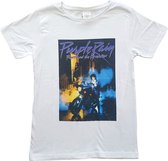Prince Kinder Tshirt -Kids tm 6 jaar- Purple Rain Wit