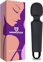 Personal Massager & Magic Wand Vibrator - Clitoris Stimulator voor Vrouwen - Oplaadbaar en Hypoallergeen - Zwart
