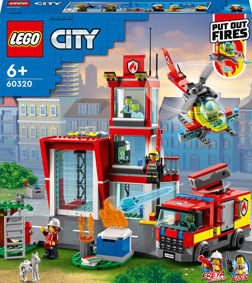 Ongelofelijk Decoderen Lionel Green Street LEGO City Brandweerkazerne - 60320 | bol.com