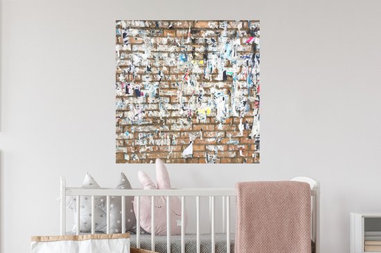 Stickers Stickers muraux - Brique - Mur - Affiche - 50x50 cm - Film adhésif