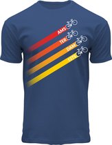 Fox Originals Amsterdam Sky Bikes Heren T-shirt Maat 2XL