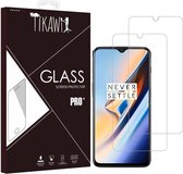 Tikawi x2 gehard glas 9H One Plus 6T schermbeschermer met hoge weerstand - [Anti-vingerafdruk] - Beschermende film van gehard glas x2