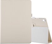 Mobigear Tablethoes geschikt voor Apple iPad 8 (2020) Hoes | Mobigear Classic Bookcase + Stylus Houder - Wit