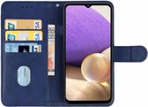 Samsung Galaxy A33 Hoesje Portemonnee Wallet Book Case Blauw