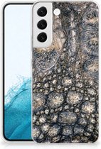 Hippe Hoesjes Geschikt voor Samsung Galaxy S22 Plus Telefoon Hoesje Krokodillenprint