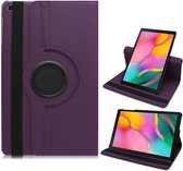 Samsung tab s6 lite hoes Paars Draaibare Hoesje Case Cover tablethoes - Tab s6 lite hoes 2020 360 Hoes bookcase