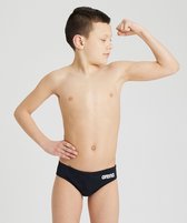 Arena Solid Brief Zwemslip Junior Zwembroek - Maat 152  - Unisex - zwart