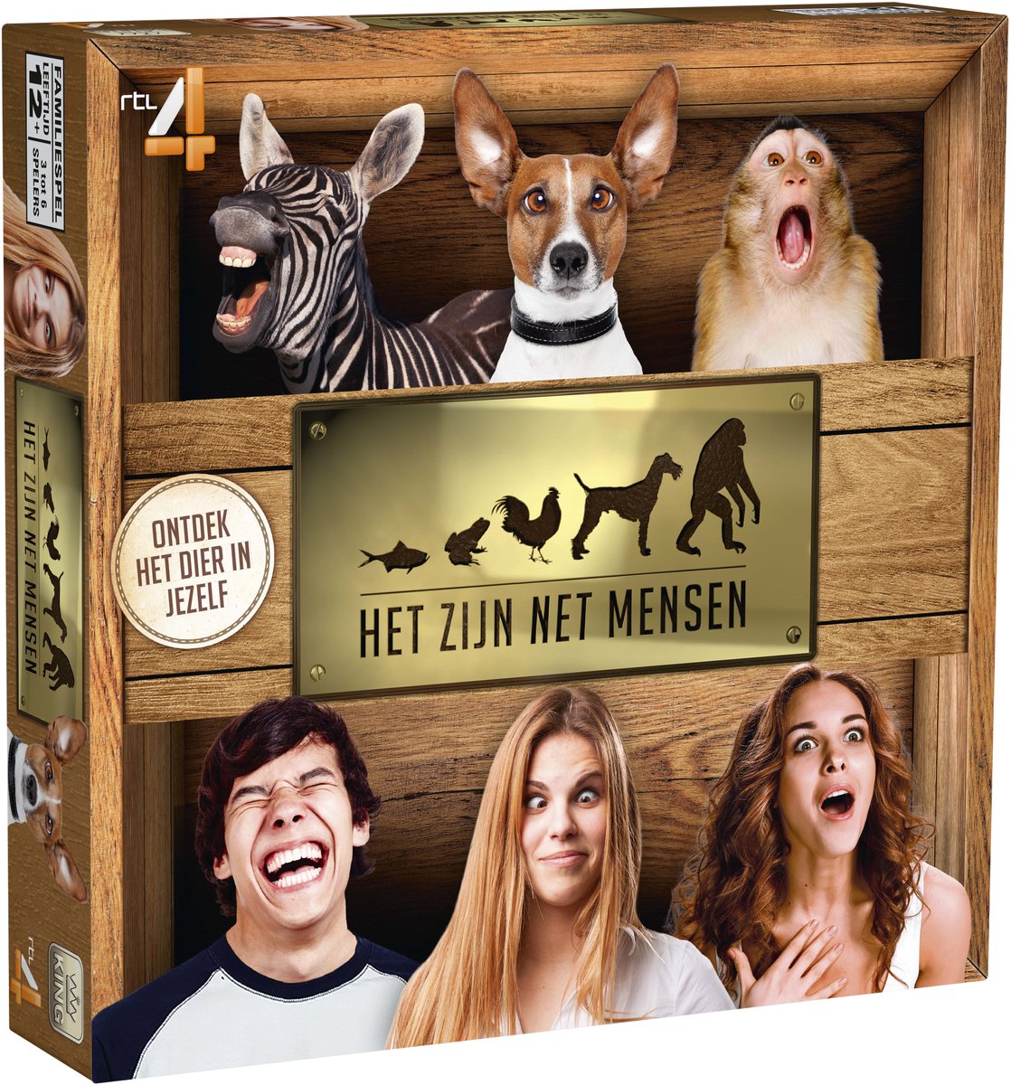 Het Zijn Net Mensen - King - Bordspel
