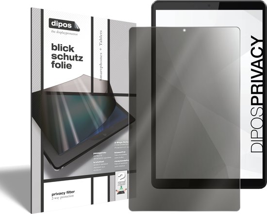 Dipos Pellicola Protettiva Privacy 4 Lati Per Lenovo Moto C - Anti-Sguardo, Resistente Ai Graffi, Made In Germany - 3