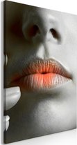 Schilderij - Hot Lips (1 Part) Vertical.