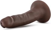 Dr Skin - Dr. Skin - Realistische Dildo Met Zuignap 14 cm - Chocolate - Dildo - Vibrator - Penis - Penispomp - Extender - Buttplug - Sexy - Tril ei - Erotische - Man - Vrouw - Peni