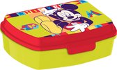 Disney Broodtrommel Mickey Mouse Junior 20 Cm Geel/rood