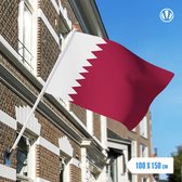 Vlag Qatar 100x150cm - Spunpoly