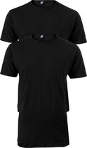 Alan Red - Derby Extra Lang T-Shirt Zwart (2-Pack) - Heren - Maat S - Regular-fit