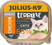 Julius K9 - Kattenvoer - Pate - Natvoer - Adult - Chicken - 10 x 100g
