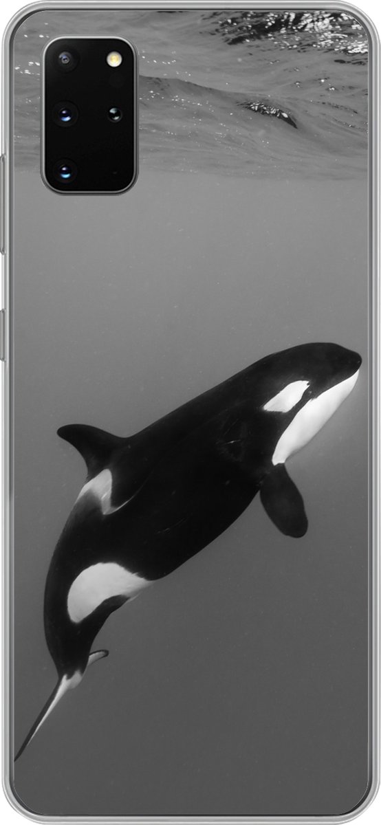 Telefoonhoesje Geschikt voor Samsung Galaxy S20 Plus hoesje - Orka - Water - Dieren - Siliconen Telefoonhoesje Telefoonhoesje