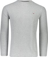 Tommy Hilfiger Sweater Grijs Aansluitend - Maat L - Heren - Lente/Zomer Collectie - Polyamide;poleyster