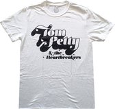 Tom Petty And The Heartbreakers Heren Tshirt -M- Logo Wit