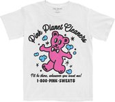 Pink Sweats Heren Tshirt -S- Pink Cleaners Wit