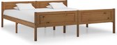 Decoways - Bedframe massief grenenhout honingbruin 180x200 cm