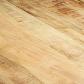 Decoways - Eettafel 180x90x76 cm ruw mangohout