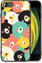 Telefoonhoesje iPhone 7/8/SE 2020/2022 TPU Back Cover met Zwarte rand Bears