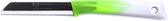Solingen Schilmesje - RVS Glad - 19 cm met "Blade Cover" - Bi-Color Groen met Wit