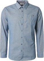 No-Excess - Overhemd Corduroy Blauw - M - Heren - Modern-fit