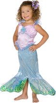BOLO PARTY - Roze met blauw zeemeermin kostuum voor meisjes - 110 (3-5 jaar)