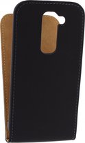 LG G2 Mini Hoesje - Mobilize - Ultra Slim Serie - Kunstlederen Flipcase - Zwart - Hoesje Geschikt Voor LG G2 Mini