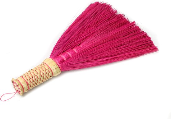 De Sweeping Handveger - Roze - wanddecoratie - decorate