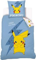 Pokémon Dekbedovertrek Pikachu 140 x 200 cm – Eenpersoons Kinderdekbedovertrek – 100% Katoen