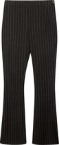 Alix the label Dames Lurex Stripe Flare Pantalon Zwart maat M