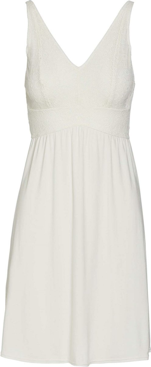ESSENZA Sarah Uni Nachthemd Mouwloos Vanilla - S