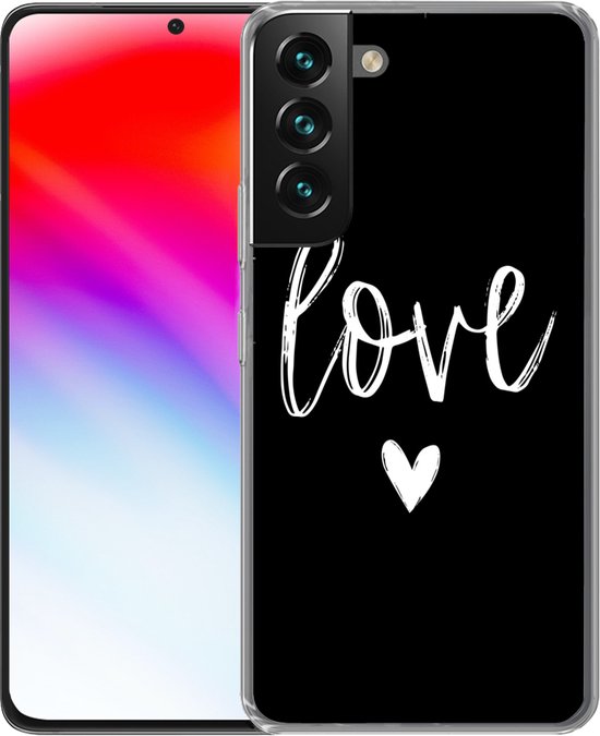 Coque Samsung Galaxy S22 Plus - Citation - Amour - Cœur - Siliconen