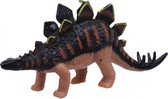 Wild Republic Speelfiguur Stegosaurus 15,5 X 7 Cm Zwart/bruin