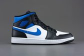Nike Air Jordan 1 Mid, White/racer Blue-Black, 554724 140, EUR 42