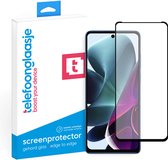 Telefoonglaasje Screenprotectors Geschikt voor Motorola Moto G200 - Volledig Dekkend - Gehard Glas Screenprotector Geschikt voor Motorola Moto G200 - Beschermglas van rand tot rand