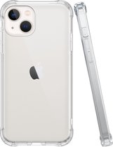 Coverzs Luxe Shock Case geschikt voor iPhone 13 Mini hoesje transparant - Doorzichtig hoesje geschikt voor Apple iPhone 13 Mini - Transparante case beschermhoesje geschikt voor iPh