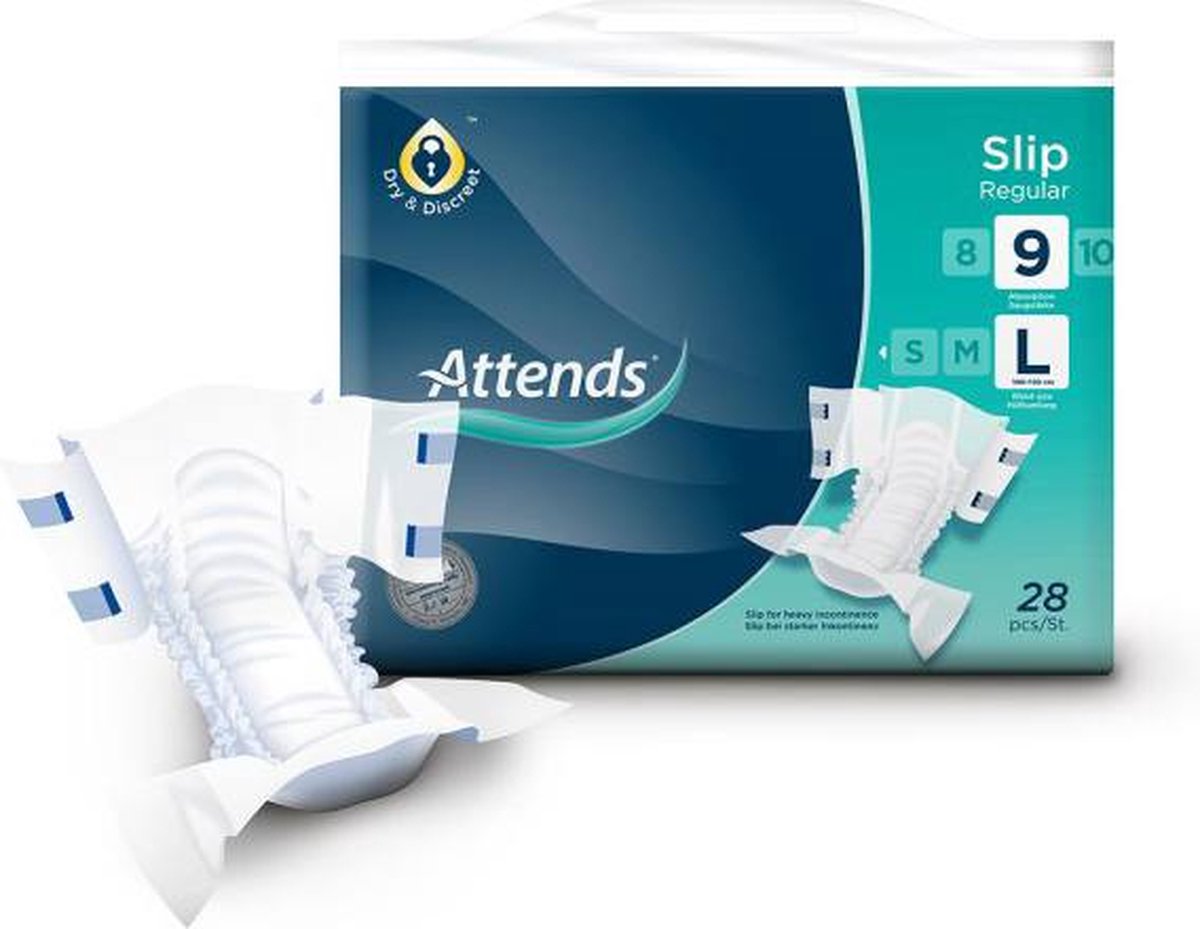 Goedkoopste Attends Slip Regular 9 L