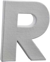 Letter wit R 12 cm