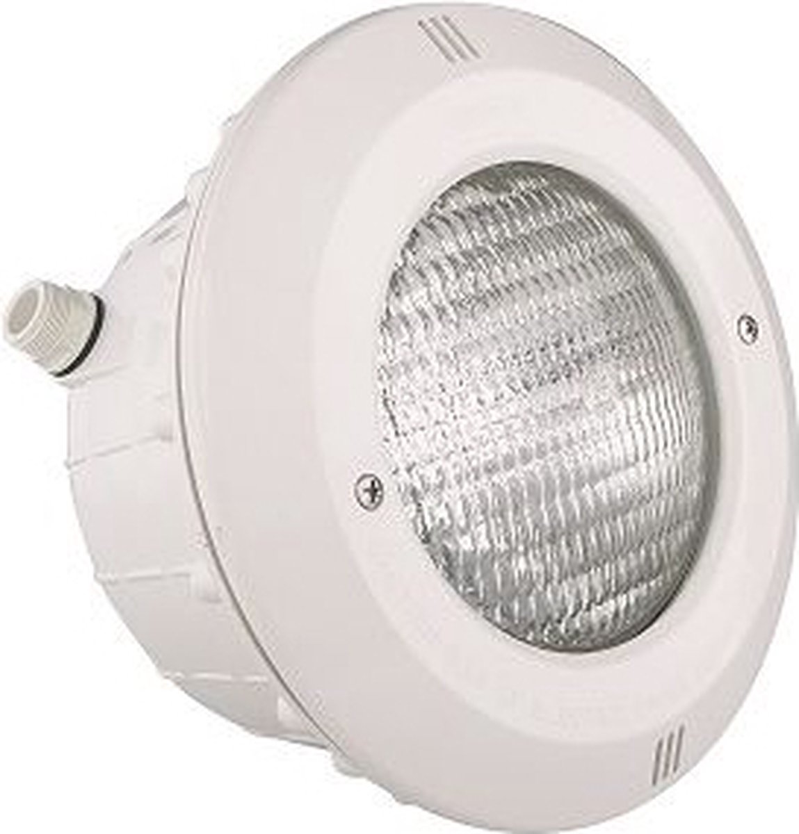 Zwembadlamp PAR56 niche witte flens + 300W/12V lamp