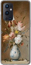 Geschikt voor OnePlus 9 Pro hoesje - Bloemstilleven - Oude meesters - Schilderij - Siliconen Telefoonhoesje