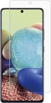 LuxeBass Screenprotector geschikt voor Samsung Galaxy A72 - glas scherm - bescherming
