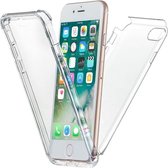 LuxeBass Hoesje geschikt voor iPhone 6 / 6s - Dubbelzijdig Siliconen hoesje - 2 in 1 (360 graden) - telefoonhoes - gsm hoes - gsm hoesjes