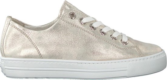 Paul Green Dames Lage sneakers 4704 - Goud - Maat 41 | bol.com
