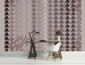 Modern Abstract Pattern Brown Photo Wallcovering