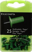 6x Doos met 25 prikbordspelden Papic - punthoogte 7mm - 10mm diameter, Groen